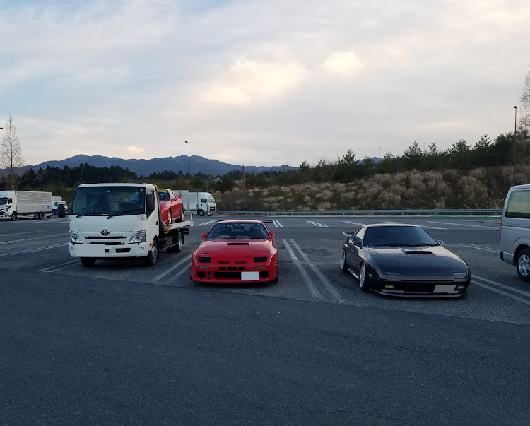 RX-7のサプライズ登場・フォロワーさんありがとう！・淡路MT・復活待ってます😁・ロータリーの絆に関するカスタム事例の投稿画像17枚目