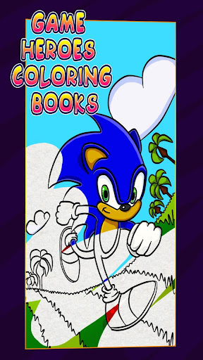 Game Heroes Coloring Books