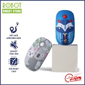 Chuột Không Dây Tĩnh Âm 2.4Ghz Robot Direct Store M330 Họa Tiết Hoạt Hình - Thiết Kế Nhỏ Gọn Khoảng Cách Tín Hiệu 20M