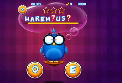 Android application WORDS WITH OWL screenshort