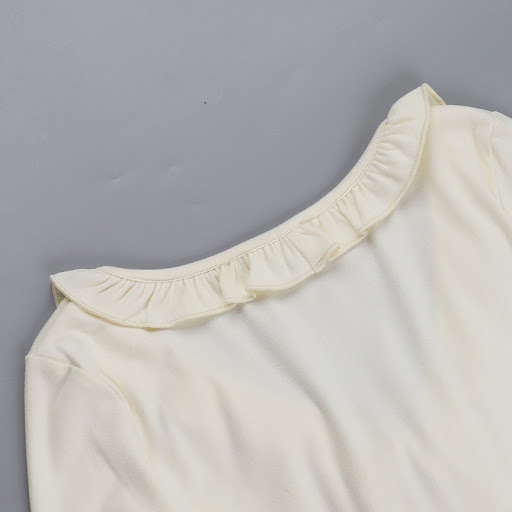 Title 4, Womens Fashion Frill Lace-up Bell Sleeve Top –...