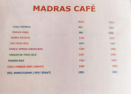 South Indian Madras Cafe menu 3