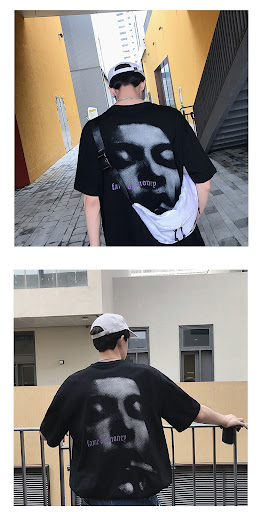 Title 1, All-match half-sleeved hip-hop top