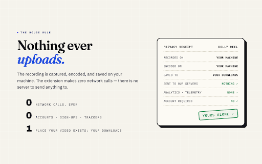 Dolly Reel — Smooth Scroll Recorder screenshot 4