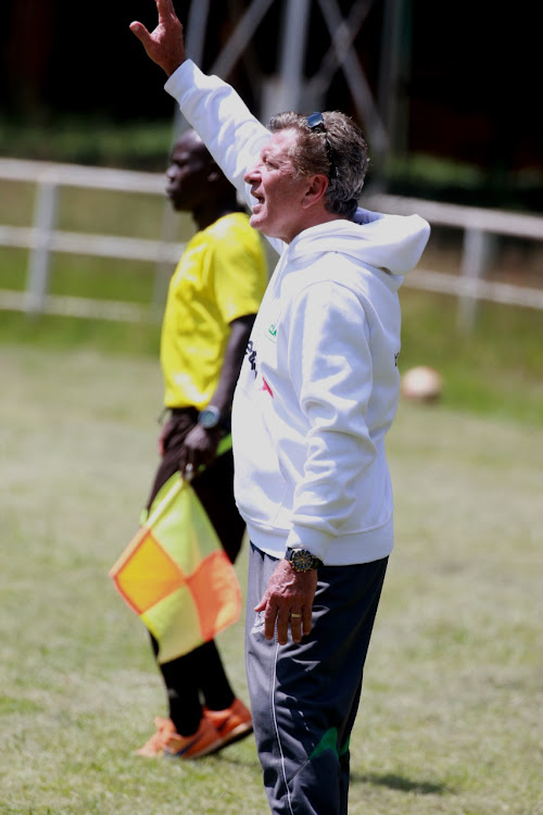 Gor Mahia head coach Robertinho Oliviera Conclaves