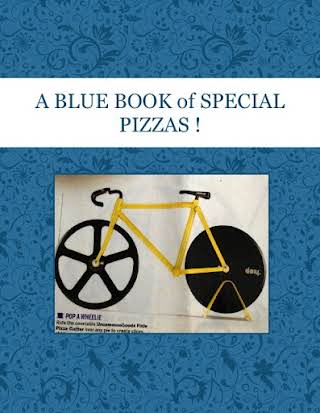 A BLUE BOOK  of   SPECIAL PIZZAS !