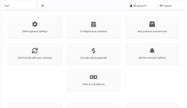 Datelist - Online booking system screenshot 1
