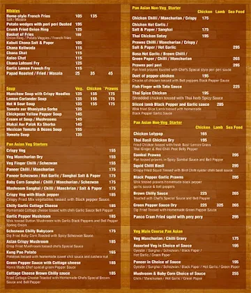 Akshith Kitchen & Bar menu 