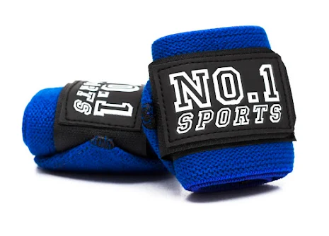 No.1 Sports Wrist Wraps Royal Blue - 30cm