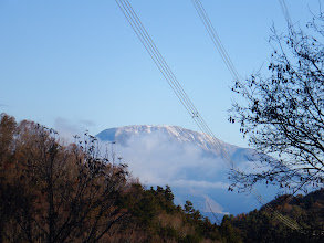 伊吹山がよく見える