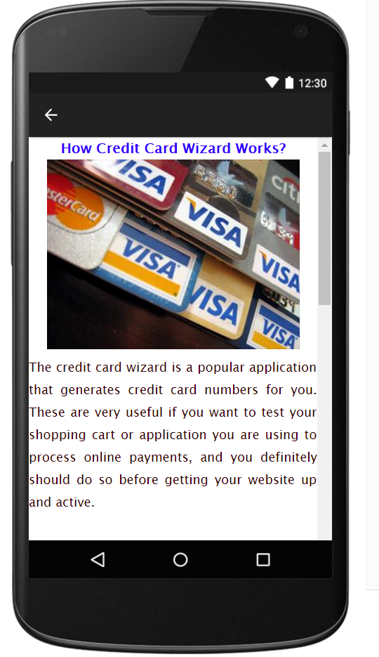 Digital Credit Card Benefits Screen 2