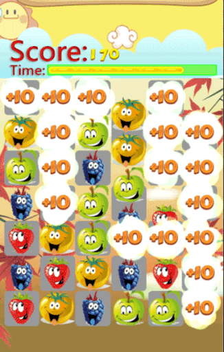 Fruit Frenzy Match 3 puzzle