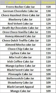 Cakes Wagon menu 3