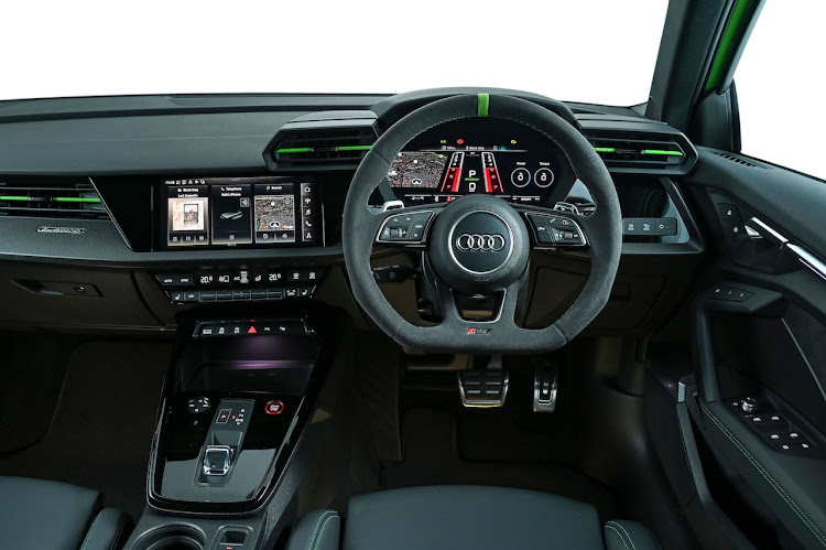 Standard interior features include Audi's 12.3-inch virtual cockpit plus and a 10.1-inch MMI touchscreen infotainment system.