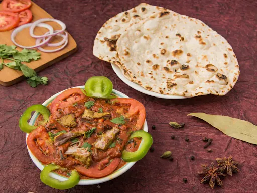 Mutton Afghani (Boneless) With 2 Roti