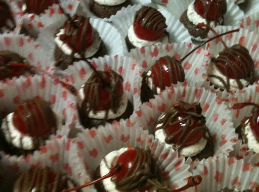 A box of Chocolate Cherry Beauties