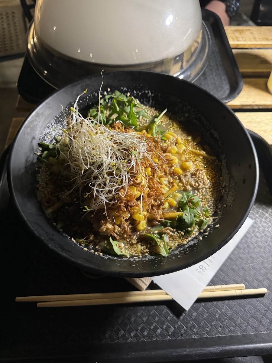 Truffle salt ramen with GF noodles