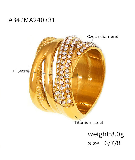 Title 5, Light Luxury Fashionable New Cross Woven Diamon...
