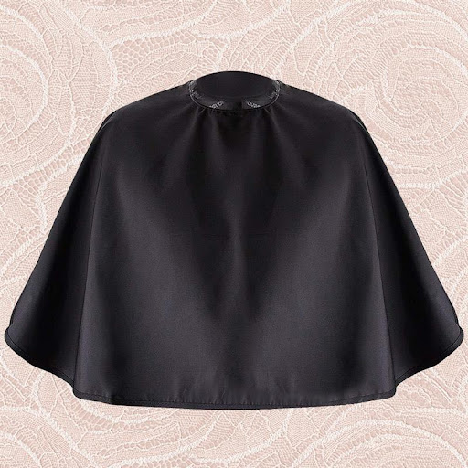 Title 10, Black Shoulder Hair Dyeing Shawl for Hair Salon...