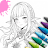 Cute Drawing: Anime Coloring icon