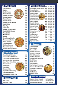 Pinka's Rasoi menu 2