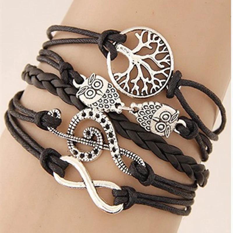 Title 1, Bracelet tressé multicouche Arbre de Vie pour f...