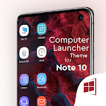 Cover Image of Download Note 10 theme for computer launcher 1.0 APK