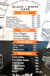 Black & White Cafe menu 2