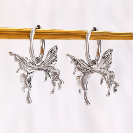 Title 4, Vintage Bow Female Rivet Punk Stud Earrings, Go...
