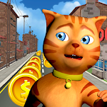 Cover Image of Download Cat Leo Run - Talking Cat Leo vs. Dog 10.0 APK