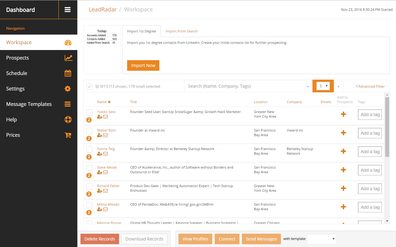 LeadRadar - LinkedIn automation tool Preview image 0