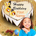 Photo Name on Birthday Cake ✅ Apk