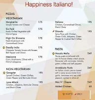 Ohri's Coca-Cola Happiness World menu 1