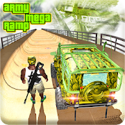 Army Mega Ramp Car Racing: US Army MegaRamp Truck 1.0.3 Icon