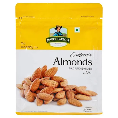 Jewel Farmer Almonds - 250 gm