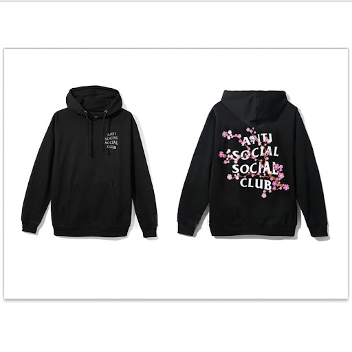 Title 9, Loose letter crew neck printed hooded sweatshir...
