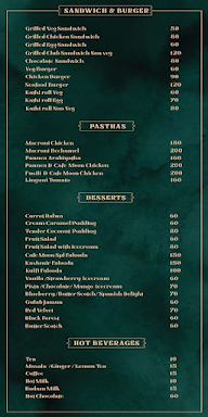 Cafe Moon menu 1