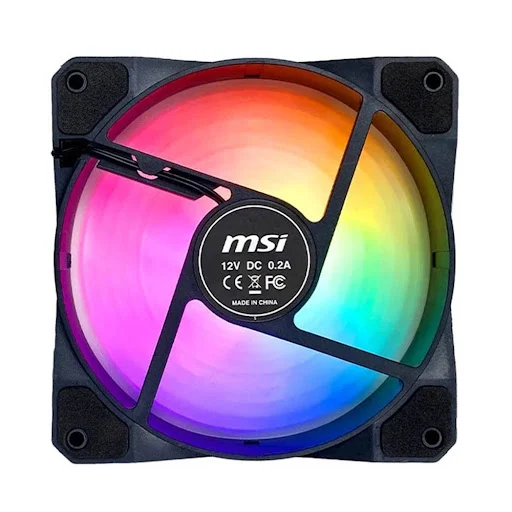 Quạt case MSI RGB 12cm Fan (OE3-7G20001-809)