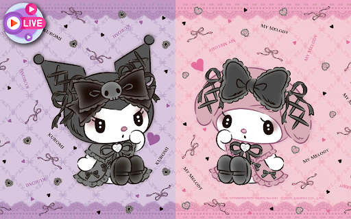 My Melody Kuromi Live Wallpaper Preview 2