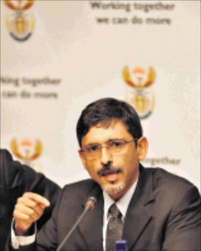 Minister of Economic Development Mr Ebrahim Patel