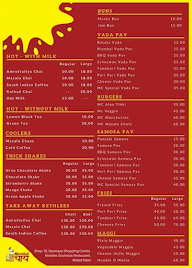 Mumbai Chai menu 1