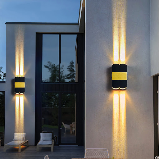 Title 1, Outdoor Waterproof LED Spotlight Linear Wall Lamp
