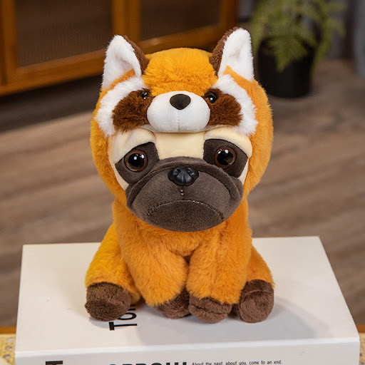 Title 1, Cartoon Cute Wrinkled Dog Animal Plush Doll, so...