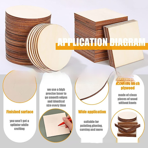 Title 2, Minimalist Home Geometric Wood Chip Decoration