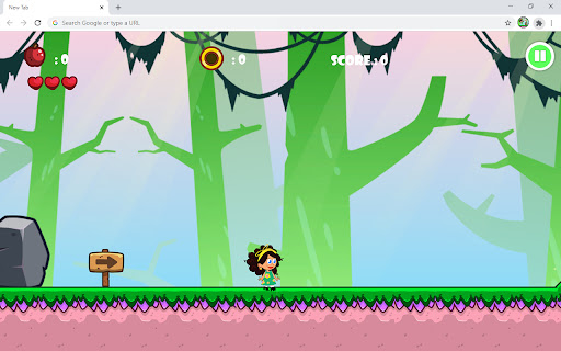 Adventure Girl Platform Game