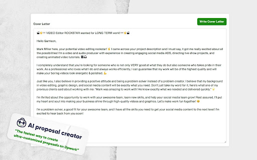ChatGPT AI Proposal Generator for Freelancers