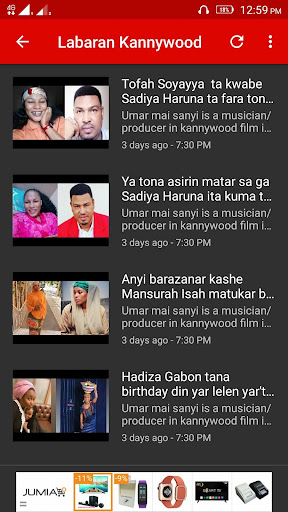 Tsakar Gida Labarai, Nishadi  Kannywood TV