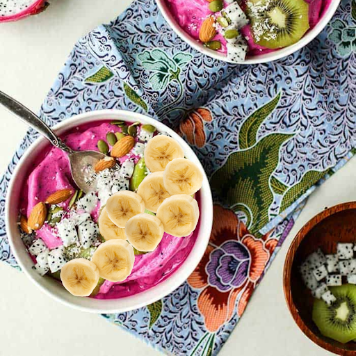 Dragon Fruit Oats Bowl