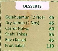 Annalakshmi Restaurant A/C menu 5