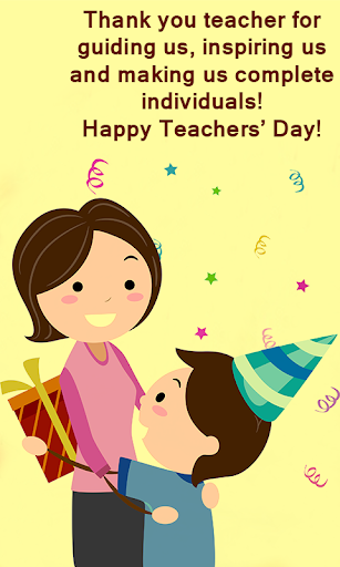 Teachers day Greetings card